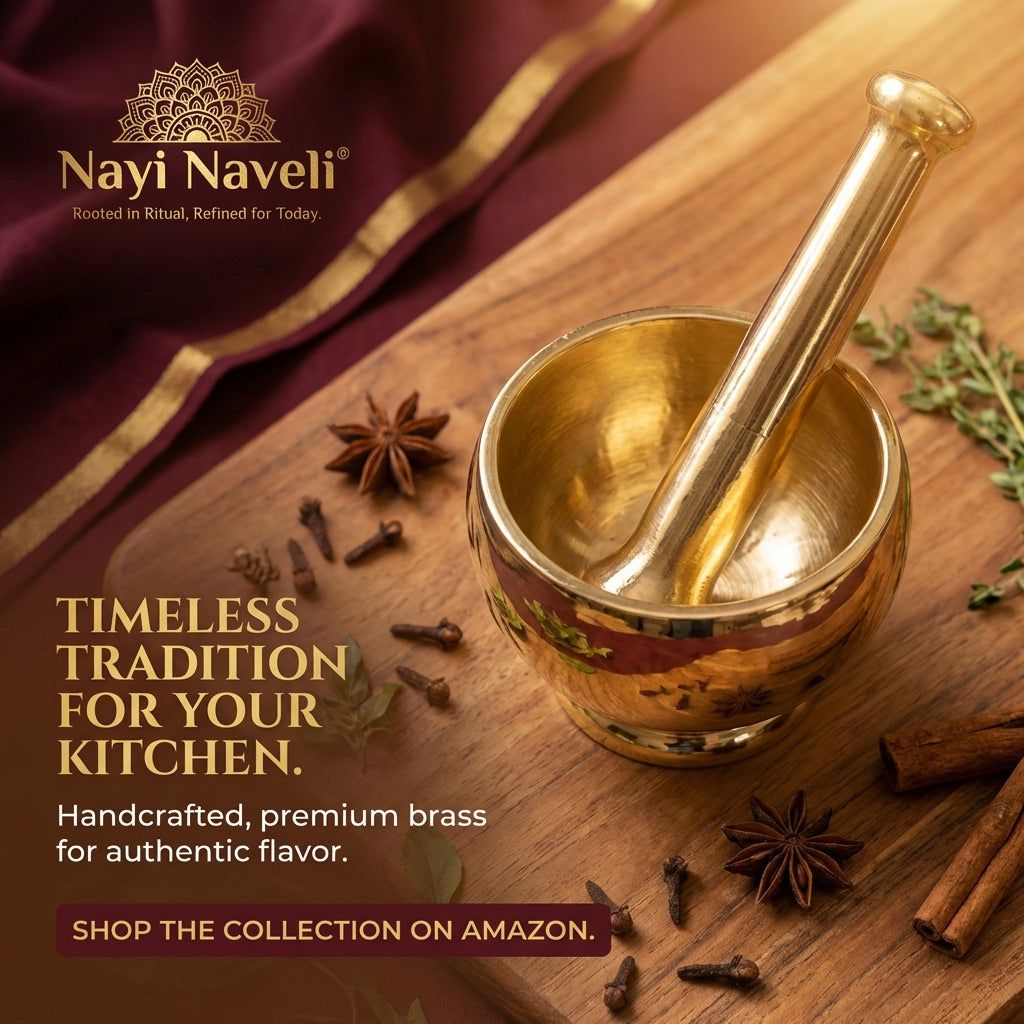 Premium Brass Mortar & Pestle — photo 6