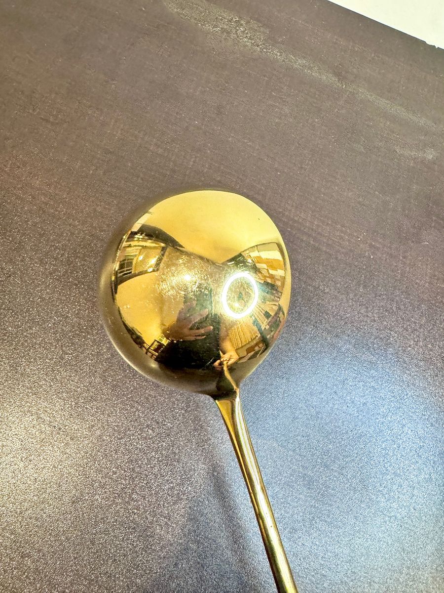 Premium Brass Serving Cooking Spoon and Ladle Set — photo 2