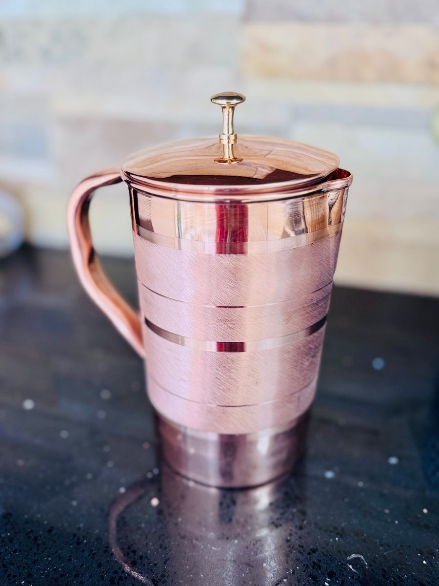 Premium Handcrafted Copper Jug — photo 2