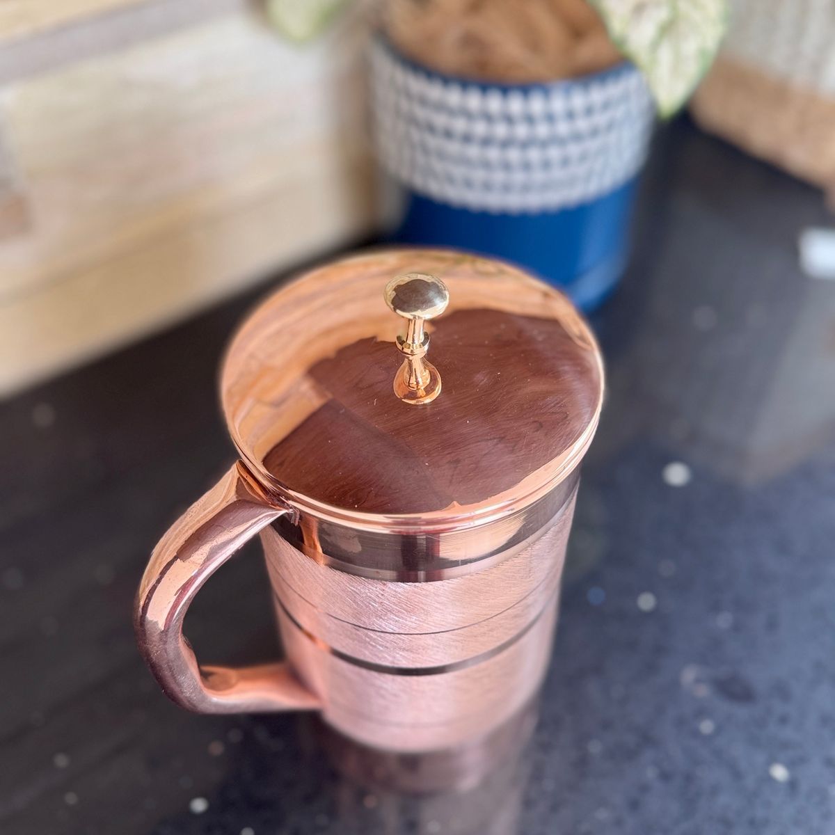 Premium Handcrafted Copper Jug — photo 3