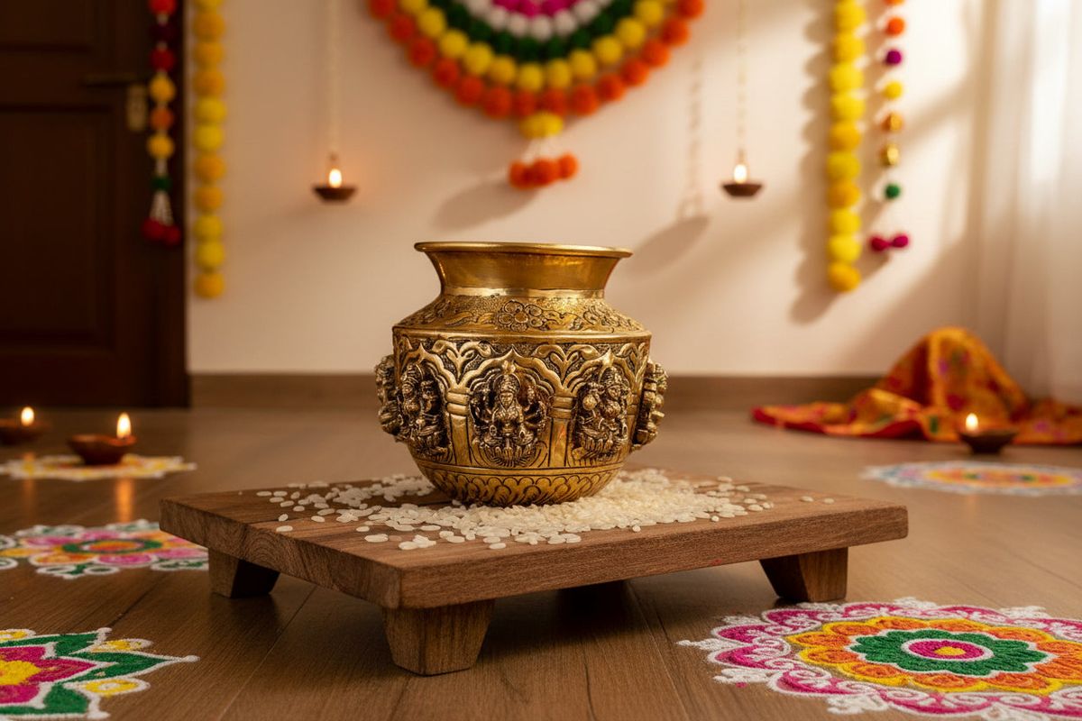 Premium Pure Brass Kalash / Lota — photo 3