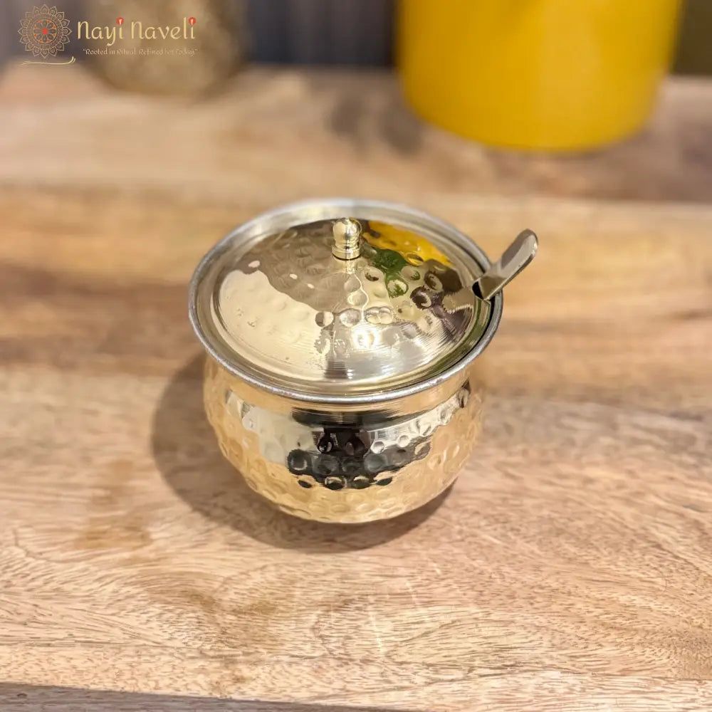 Pure Brass Ghee Pot — photo 2