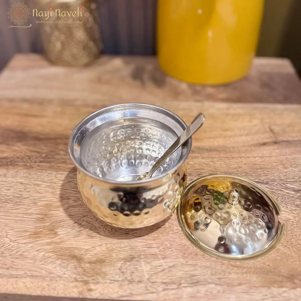 Pure Brass Ghee Pot — photo 3