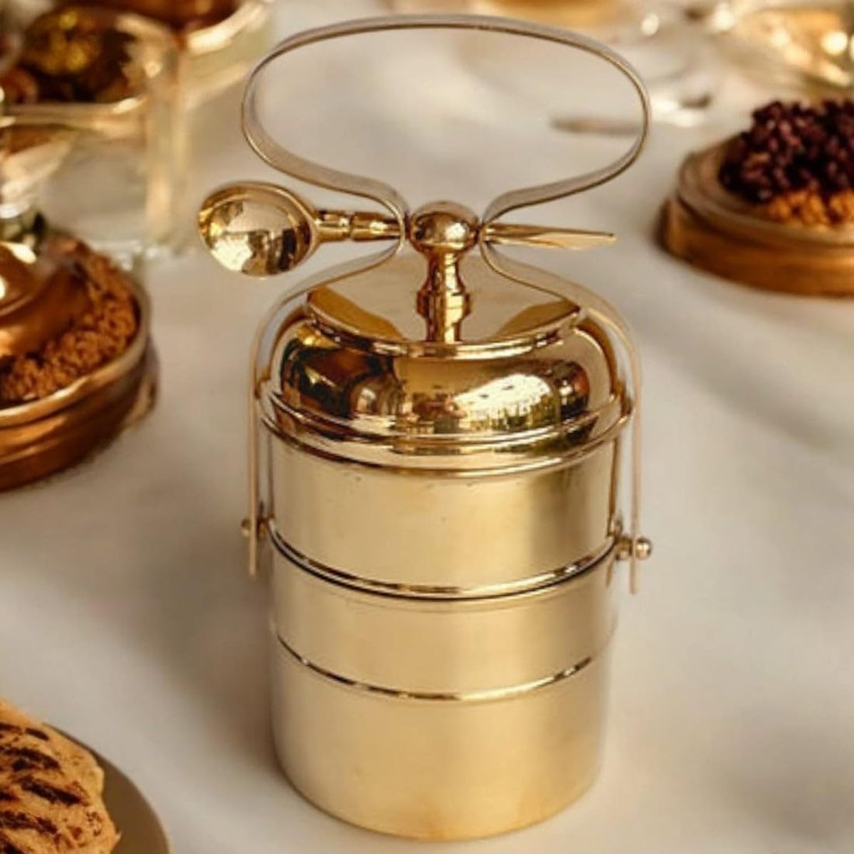 Pure Brass Tiffin Lunch Box