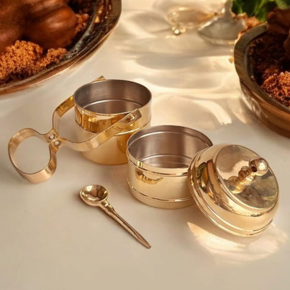 Pure Brass Tiffin Lunch Box, photo 2