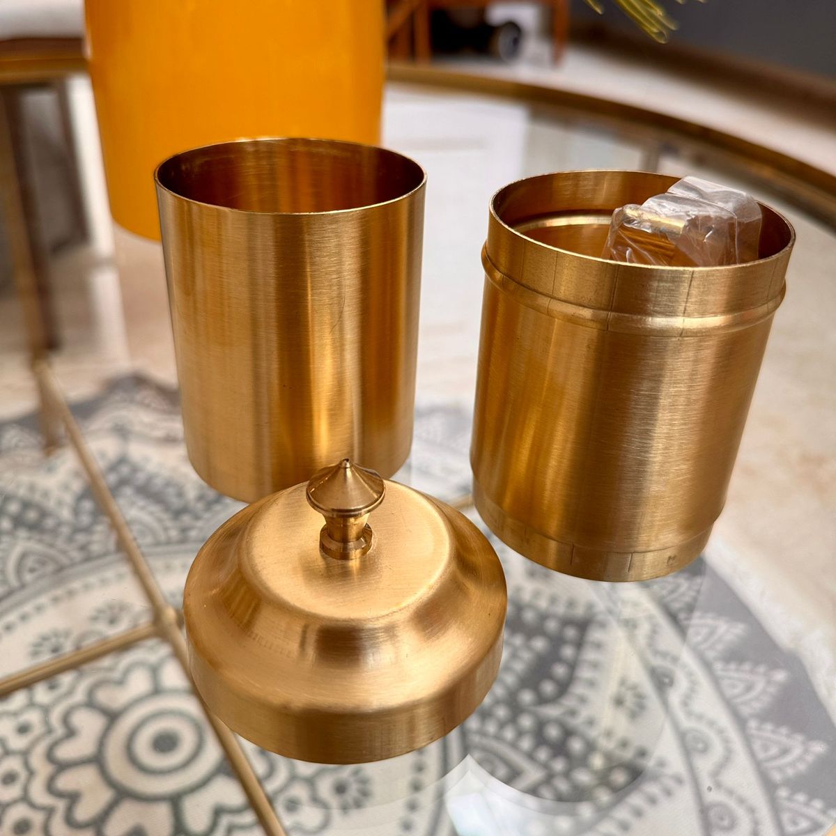 South Indian Brass Filter and Dabra Set (Bigger, Better Edition) — photo 4