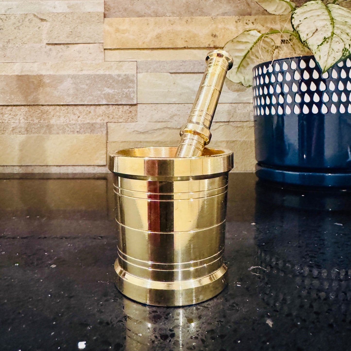 Brass Mortar & Pestle