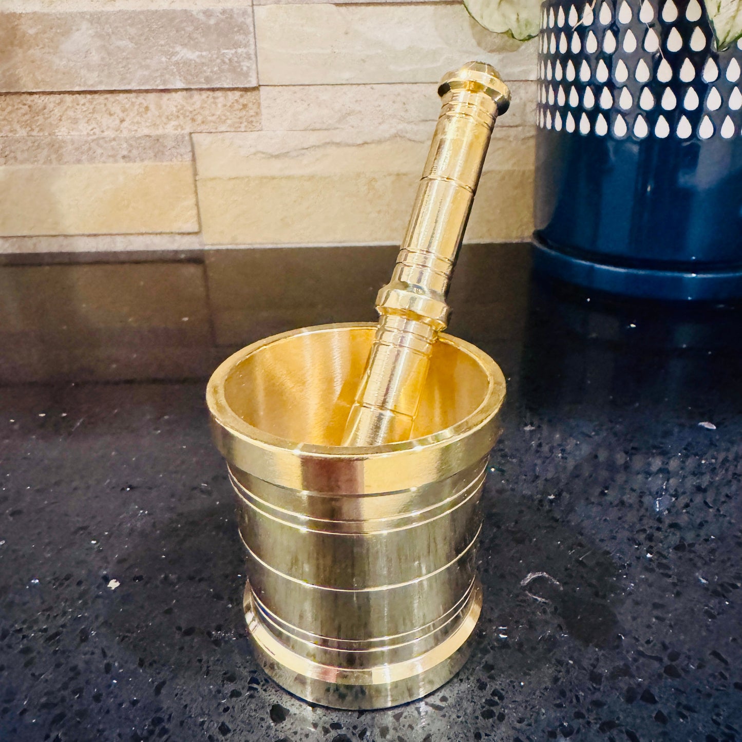 Brass Mortar & Pestle