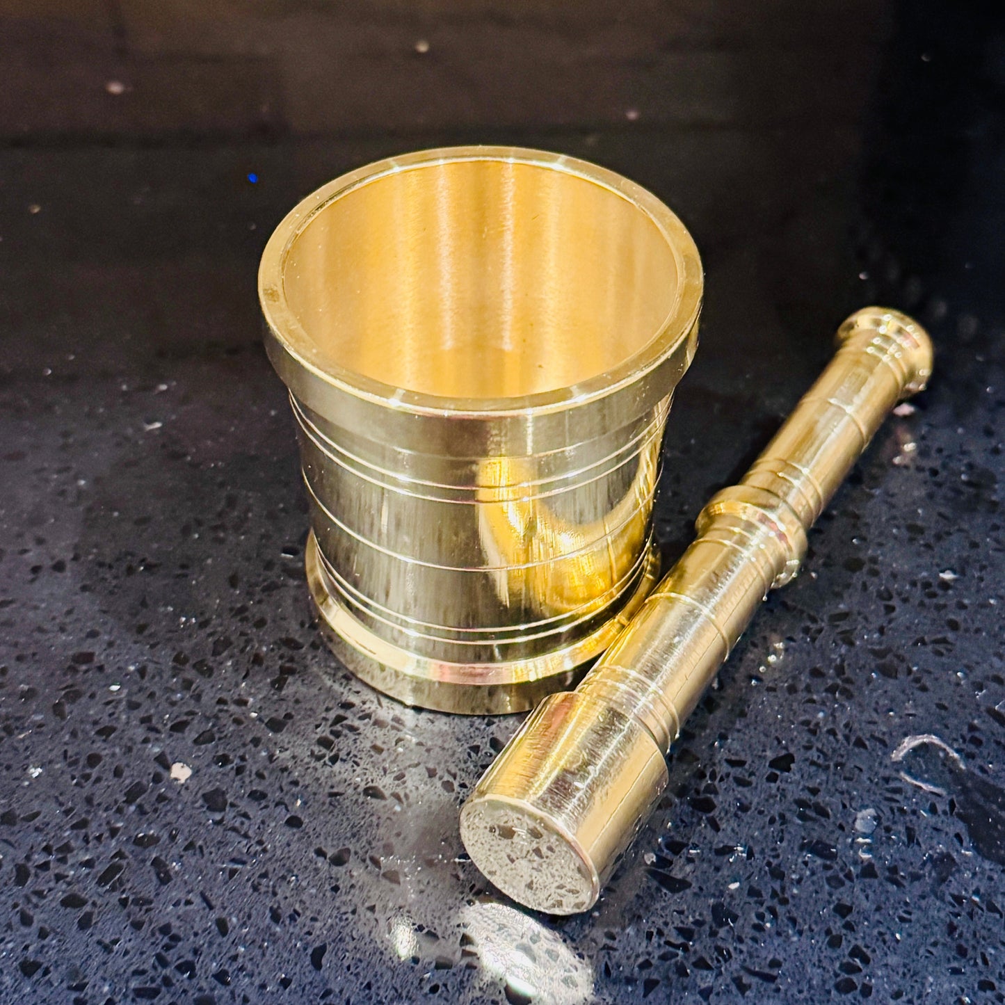 Brass Mortar & Pestle