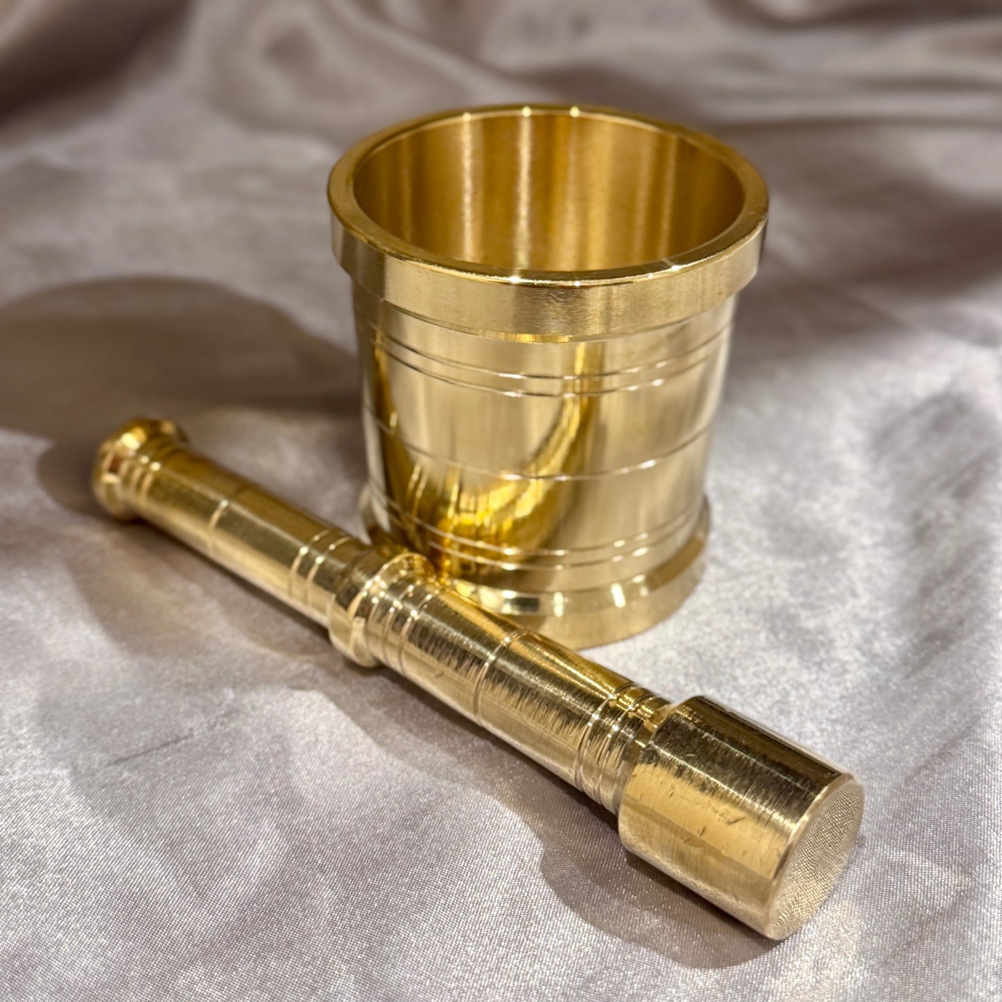 Brass Mortar & Pestle