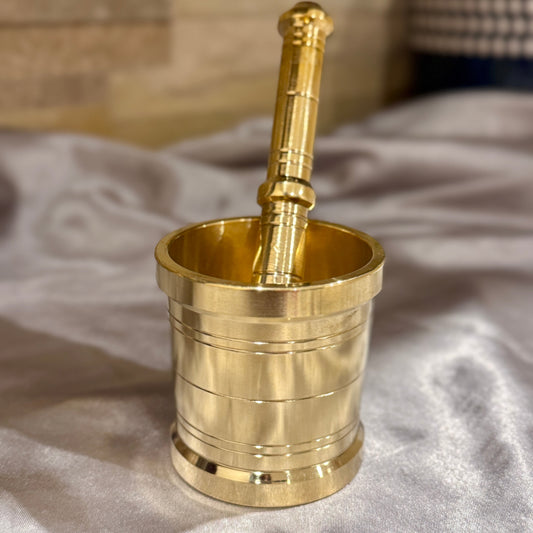Brass Mortar & Pestle