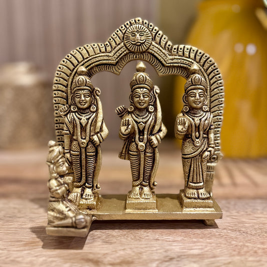 Premium Brass Antique Ram Darbar Idol – Intricately Handcrafted | Made in India