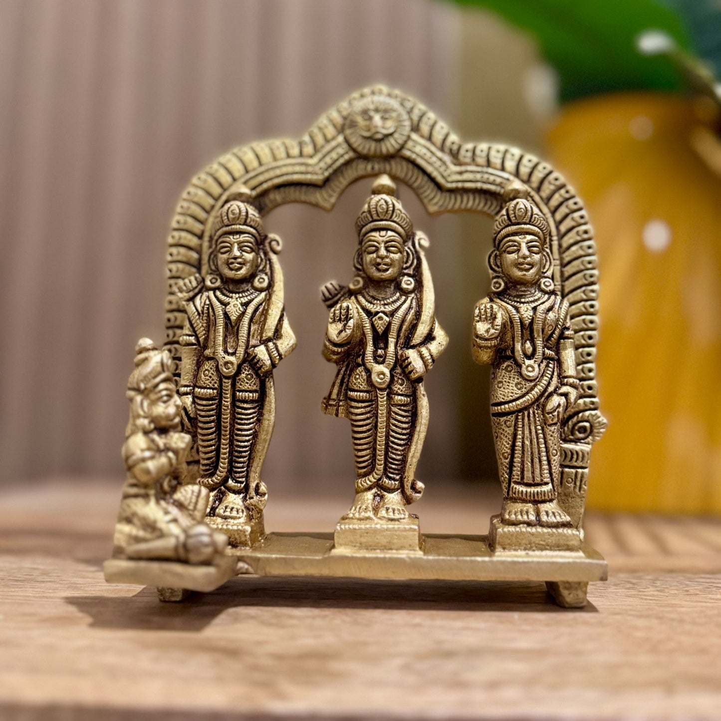 Premium Brass Antique Ram Darbar Idol – Intricately Handcrafted | Made in India