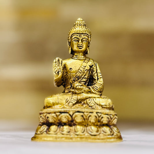 🪔 Premium Brass Buddha Idol | Gift