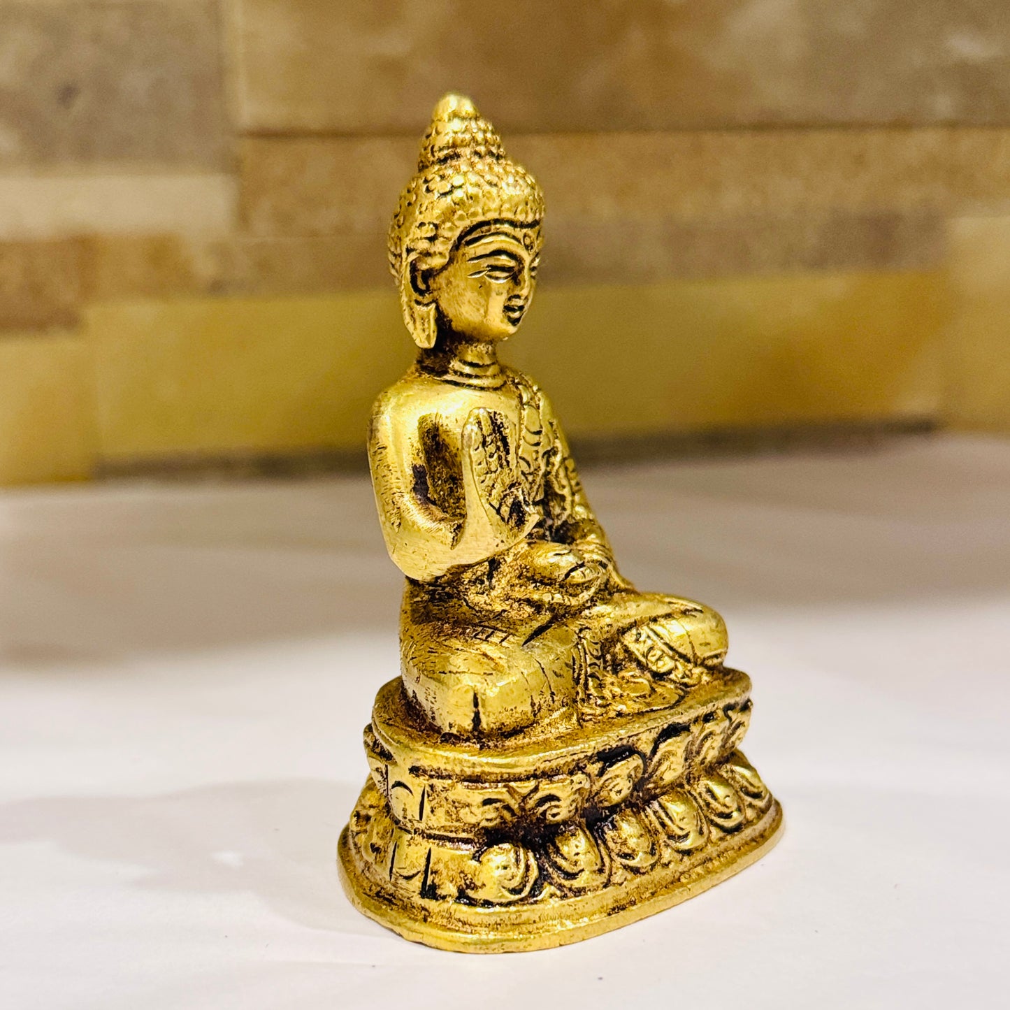 🪔 Premium Brass Buddha Idol | Gift