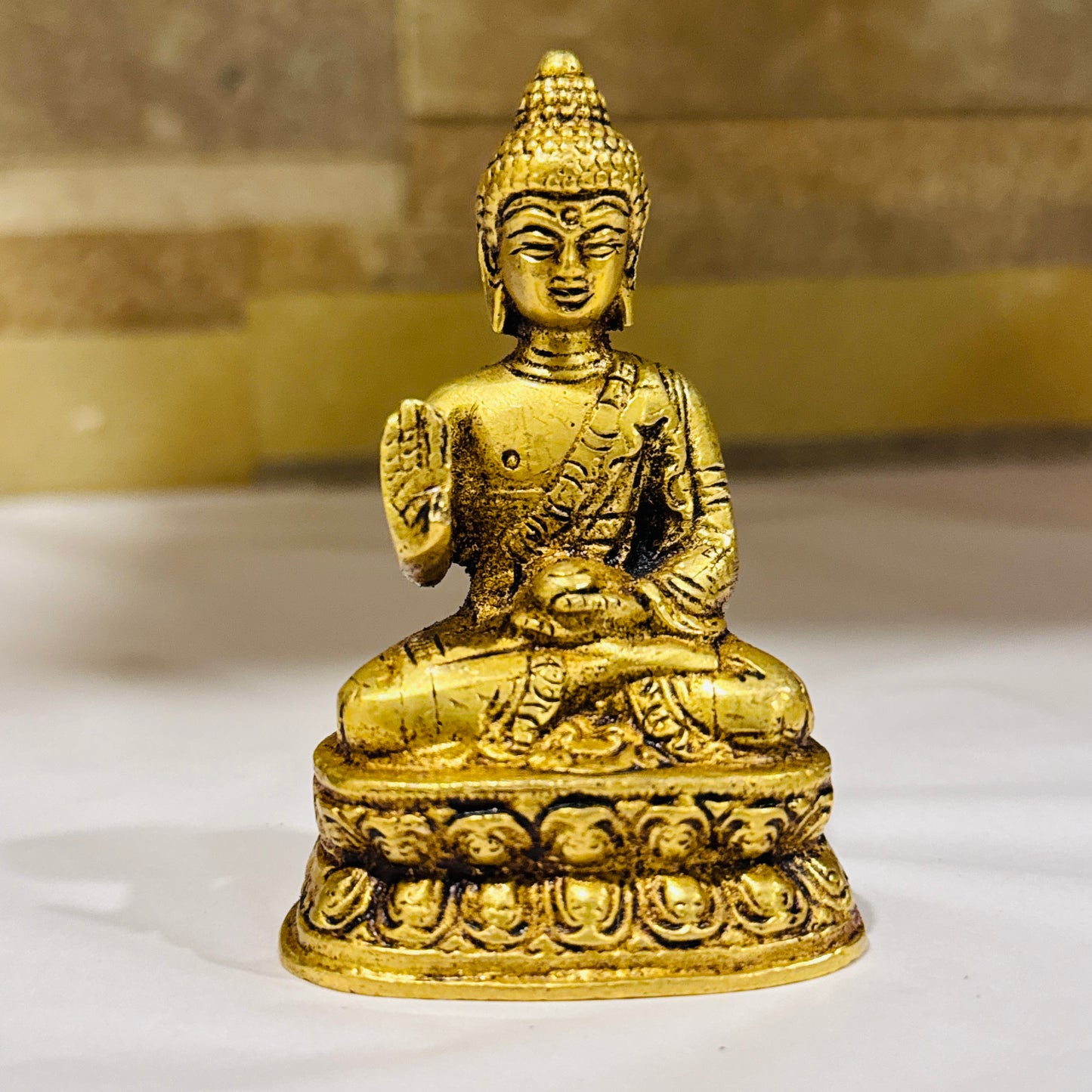 🪔 Premium Brass Buddha Idol | Gift