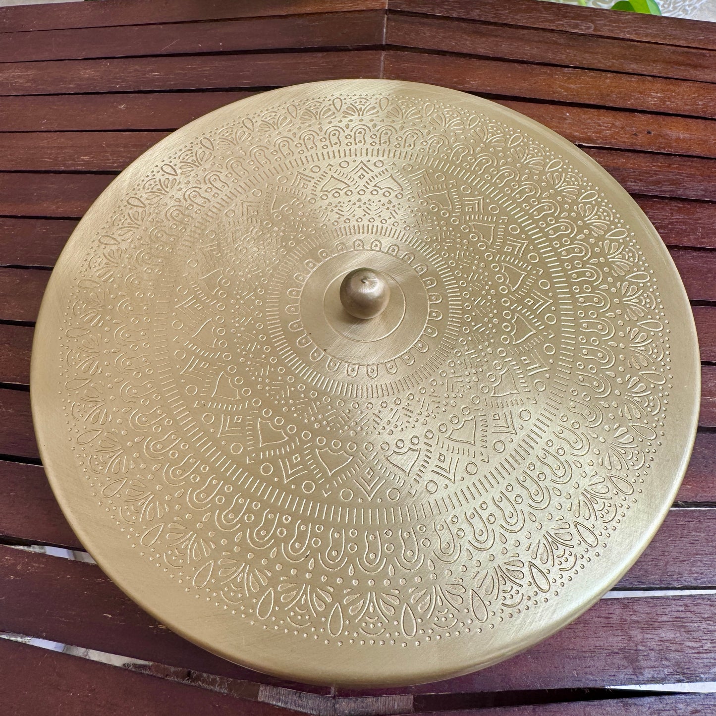 Mandala Design Premium Brass Masala Box – Made in India