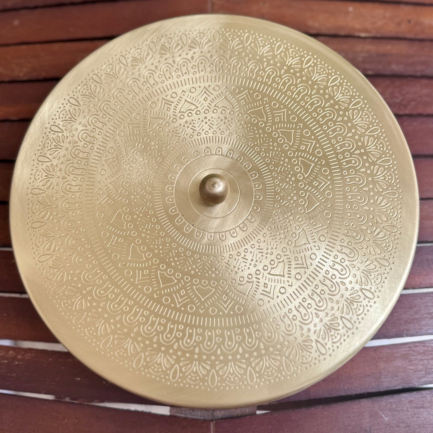Mandala Design Premium Brass Masala Box – Made in India