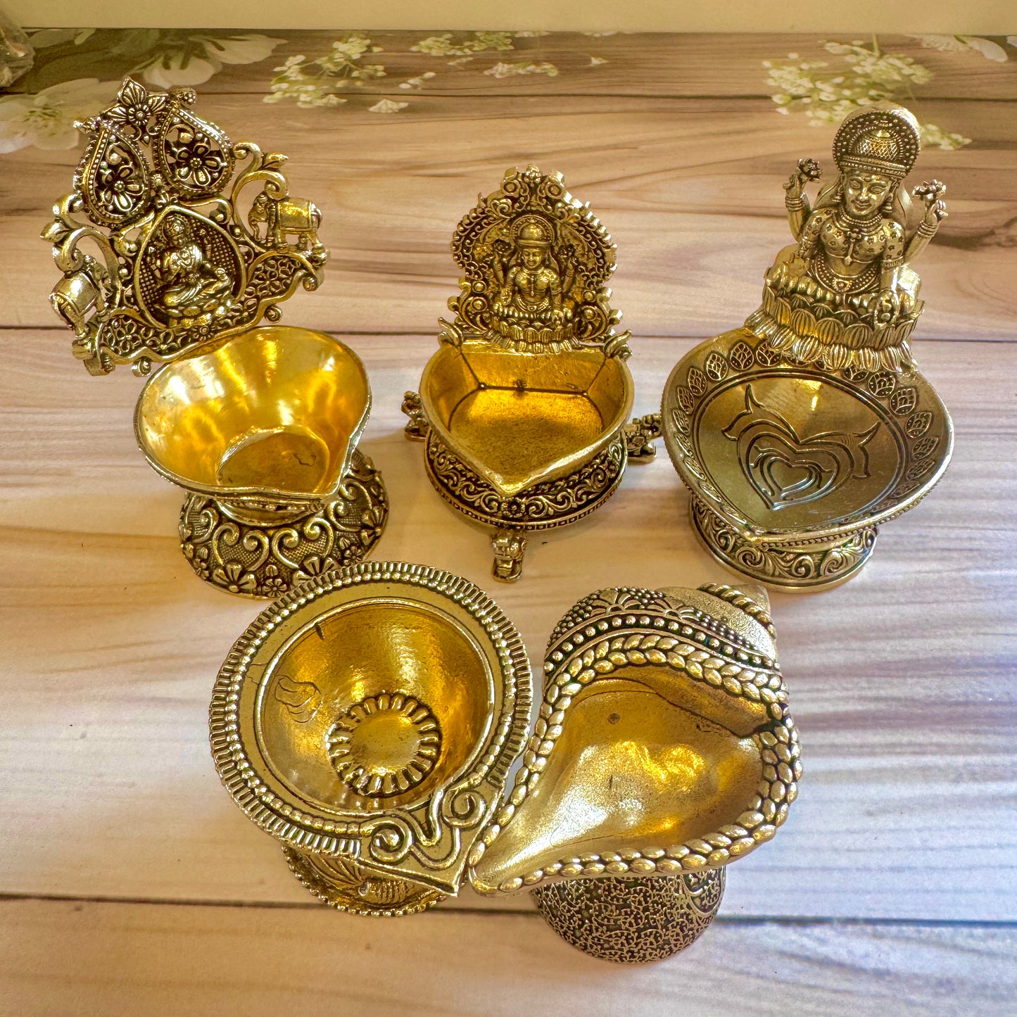 Handcrafted Brass Diwali Diyas – Lakshmi, Ambi & Antique Designs | Made in India