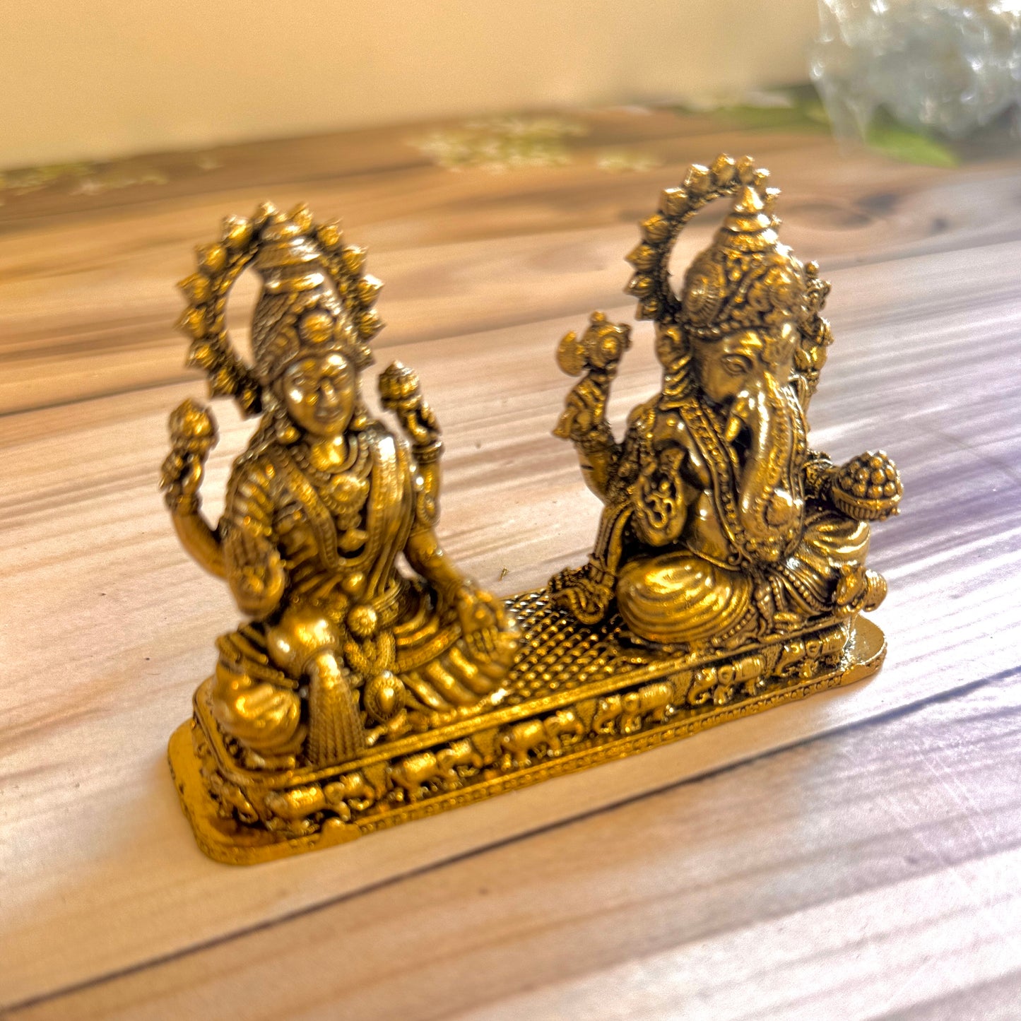 Premium Fine Brass Lakshmi Ganesha Idols