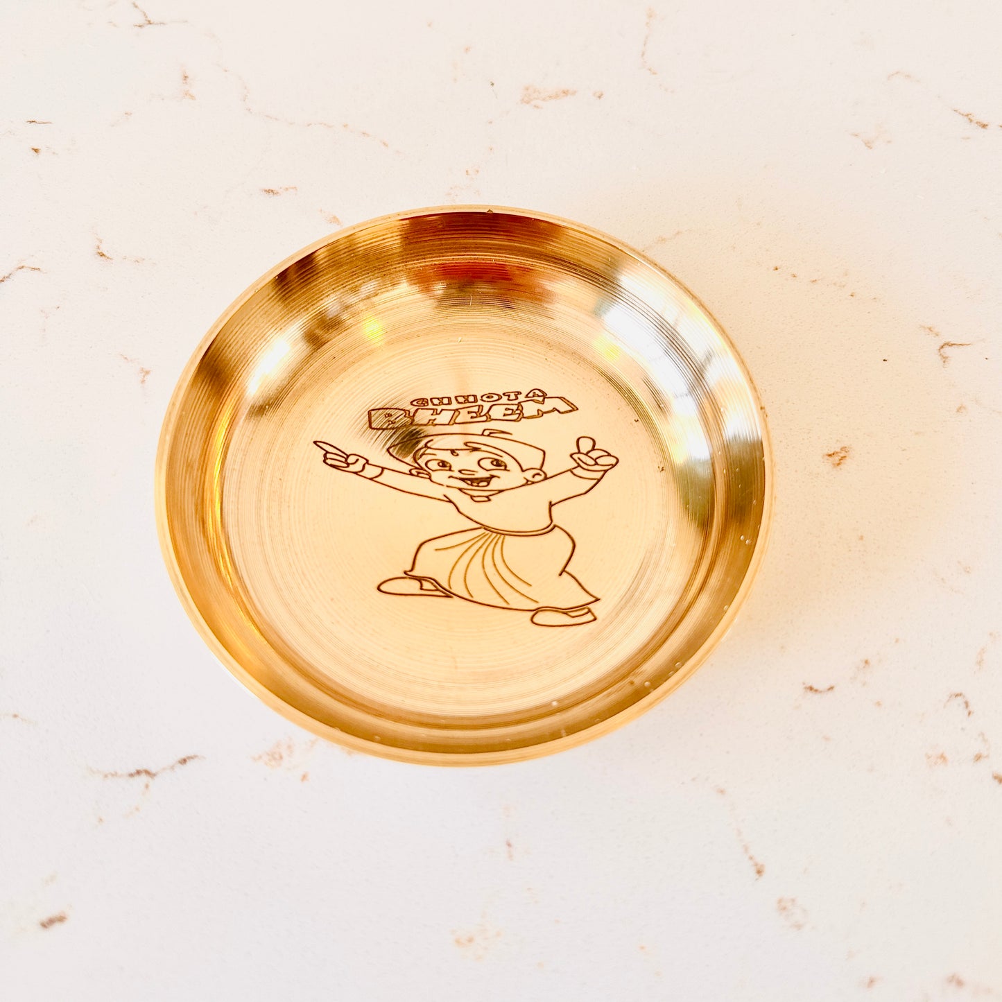 Premium Bronze Baby Thali Set (Two Elegant Designs)