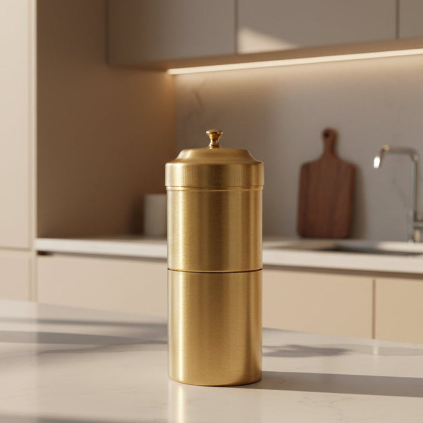 ☕ Premium South Indian Coffee Filter – Matte Finish (Sizes 1–4)