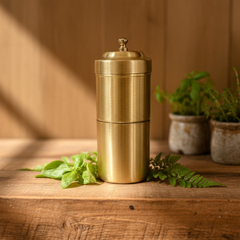 ☕ Premium South Indian Coffee Filter – Matte Finish (Sizes 1–4)