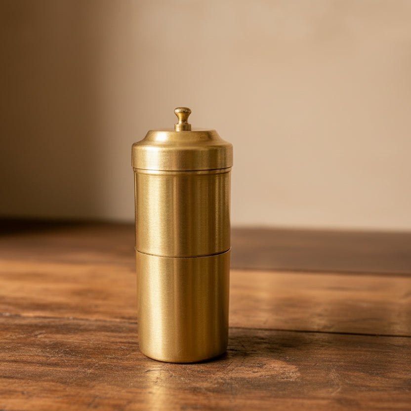 ☕ Premium South Indian Coffee Filter – Matte Finish (Sizes 1–4)