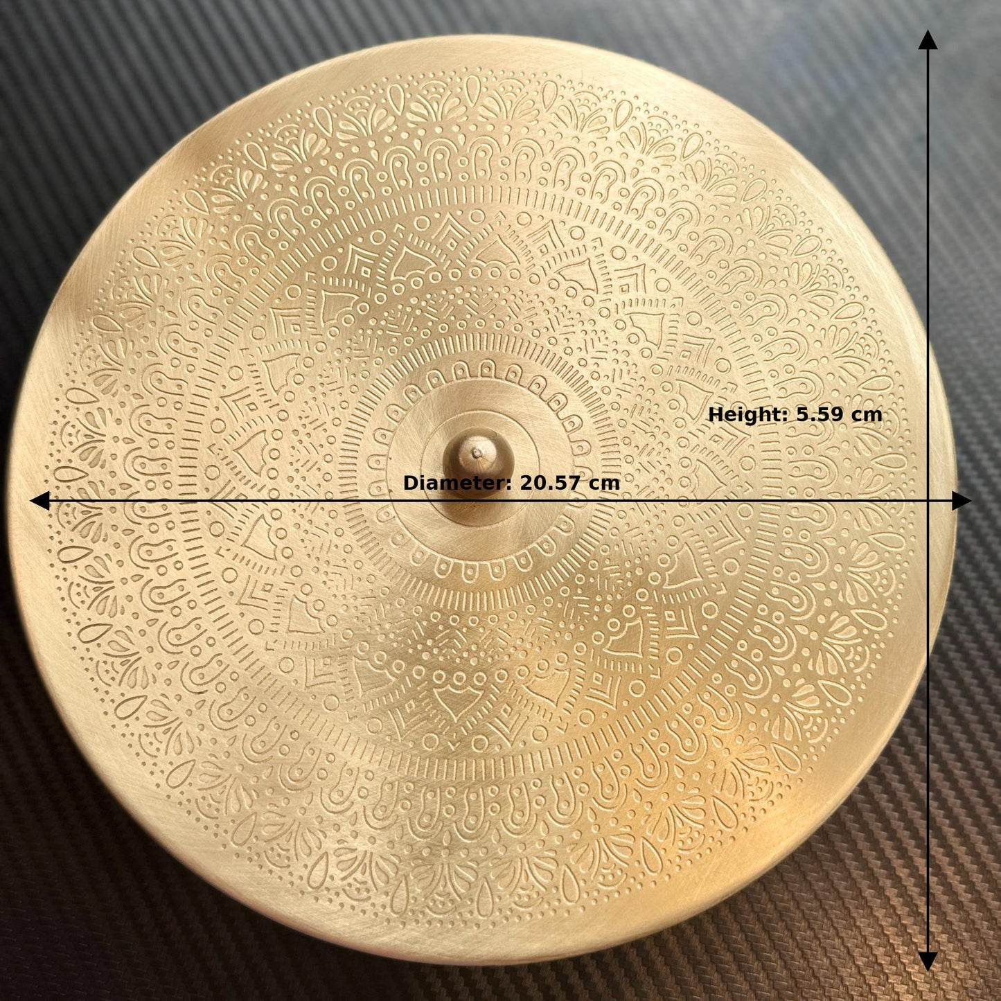 Mandala Design Premium Brass Masala Box – Made in India